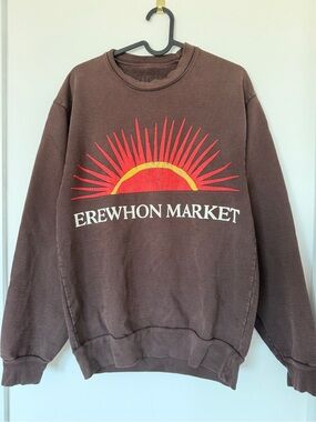 Erewhon x Cactus Plant Flea Market Brown Sweatshirt - MEN’S SMALL